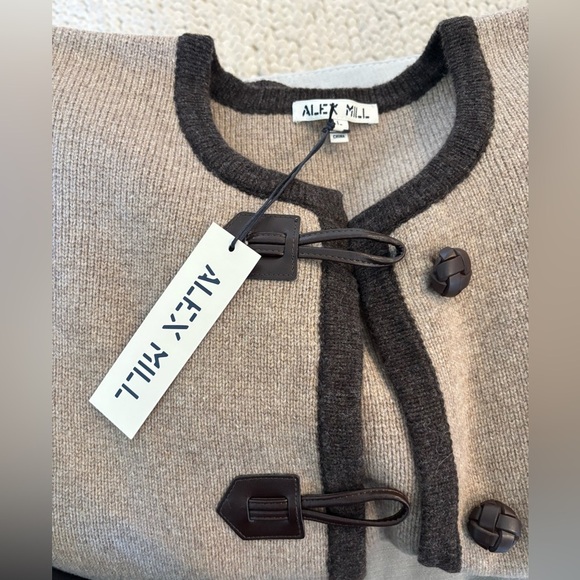 Alex Mill Aubrey Toggle Sweater Jacket NWT Large - Picture 7 of 8
